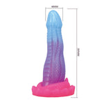 Dildo ondulat din silicon Power Monsters Void Python 20,5 cm