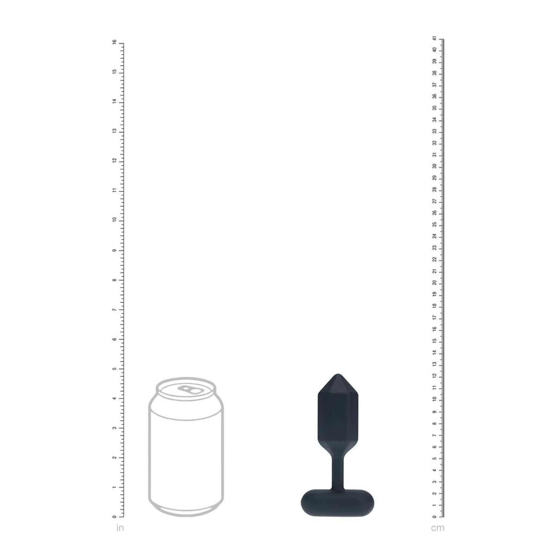Dop anal vibrant hexagonal Levelz din silicon, M, negru