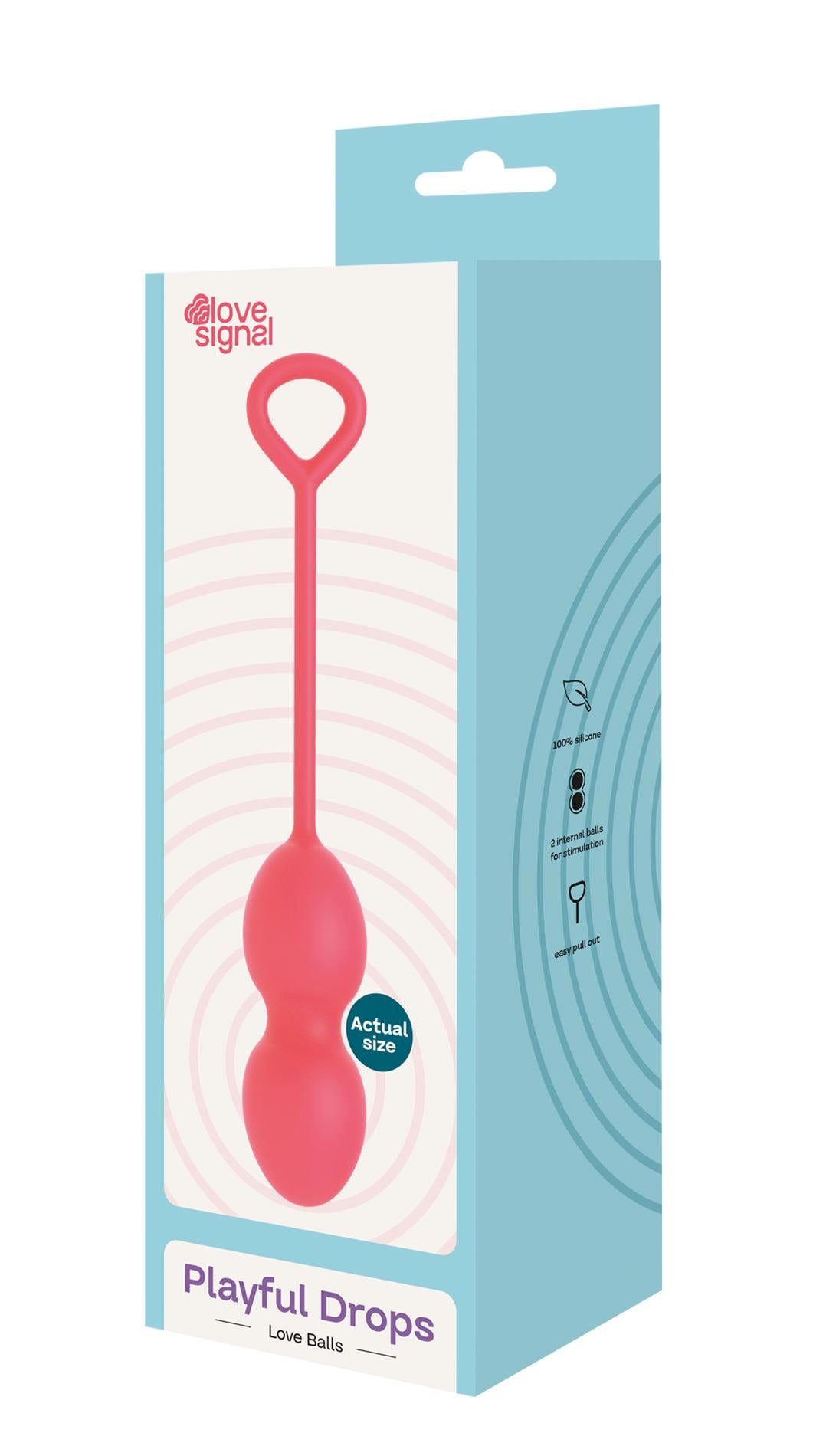 Bile de dragoste din silicon Playful Drops Dream Toys 17,5 cm