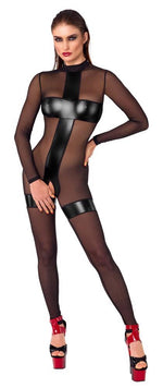 Body transparent fără bretele Noir S