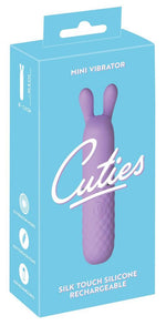 Vibrator Cuties Mini Bunny Mov USB 10.8 cm