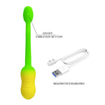 Ou vibrant Pretty Love Poulsen cu aplicație, silicon, USB, rezistent la apă