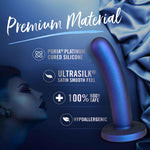 Dildo realist Temptasia Surrender albastru 14 cm