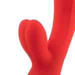Vibrator USB Crushious Dare Dong din silicon, formă de iepuraș, 20 cm