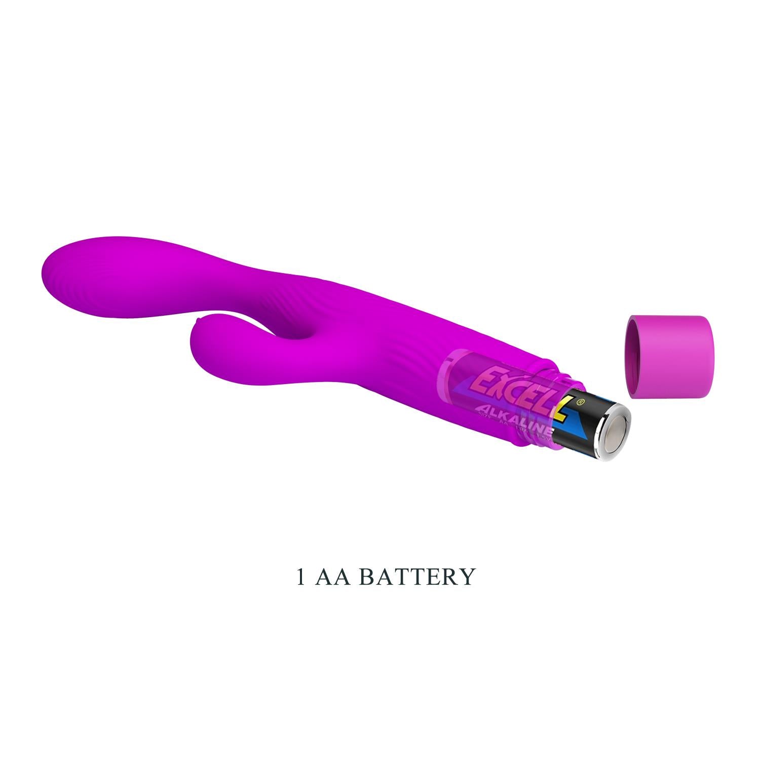 Vibrator flexibil din silicon pentru punctul G Pretty Love Josie, model iepuraș