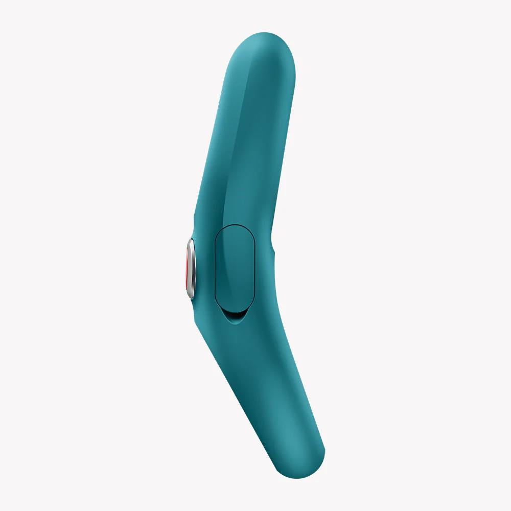 Inel vibrant pentru penis Nos XL, silicon USB, Green Fun Factory
