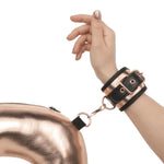 Set de bondage Rosy Gold, auriu-roz