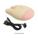 Vibrator compact Romance din silicon, tip iepuraș