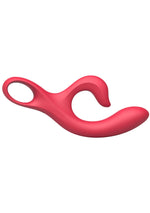 Vibrator XOCOON cu orgasm fără sfârșit, fuchsia, USB, 21 cm