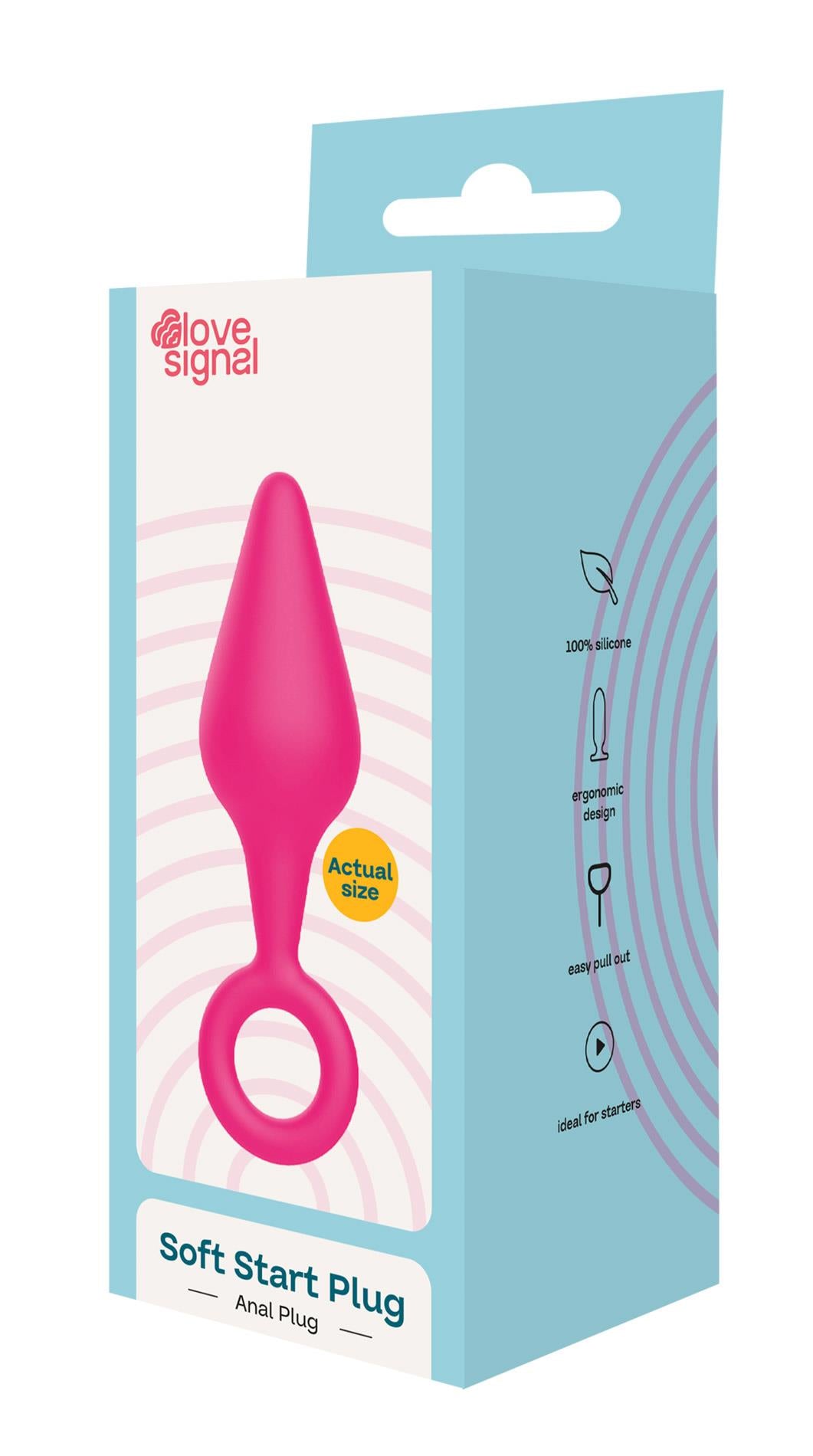 Dop anal din silicon Dream Toys Soft Start 9 cm