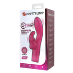 Vibrator Pretty Love Elivia Bunny cu 10 moduri de detectare a punctului G, silicon, USB