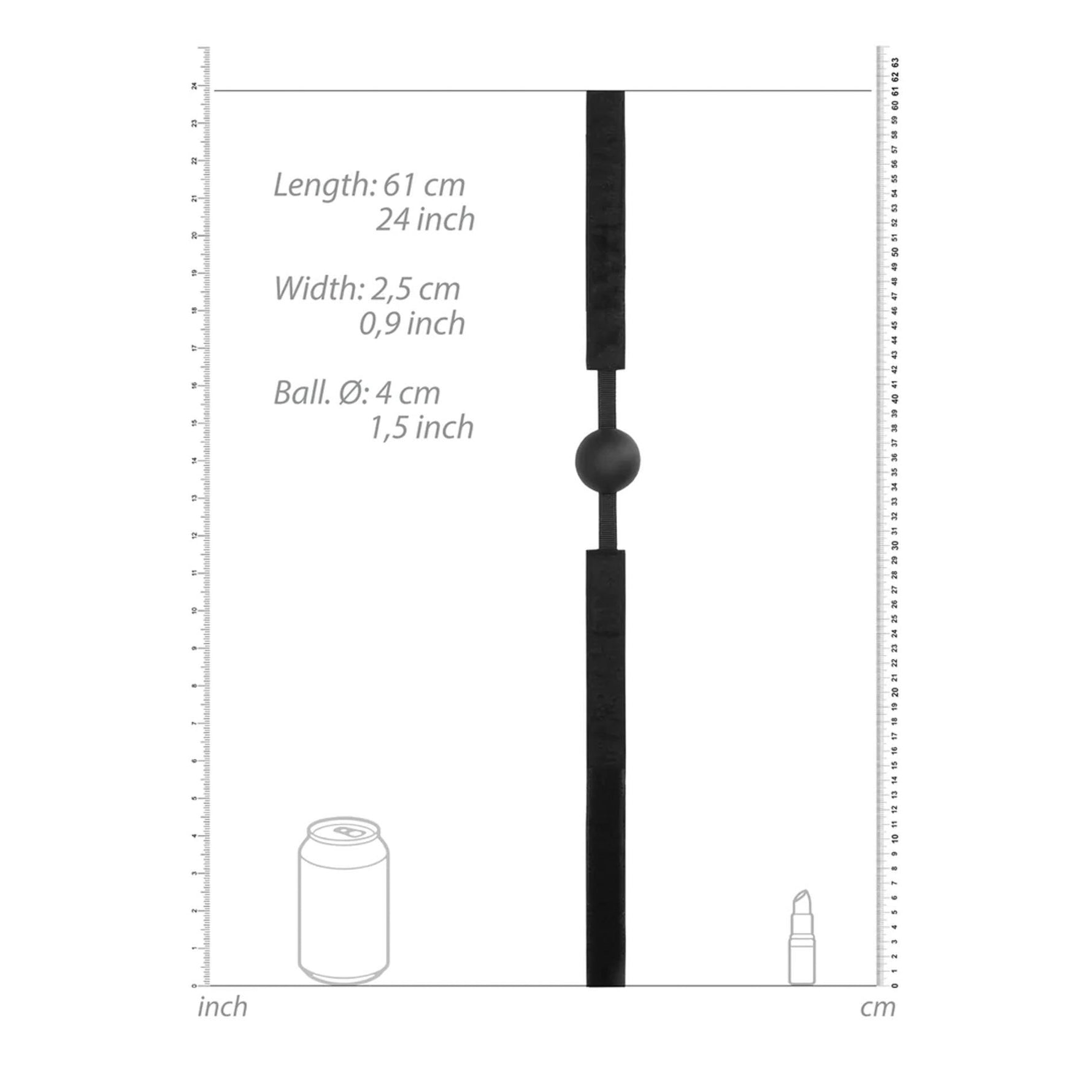 Au! Cârlig cu bilă din silicon reglabil 62,5 cm
