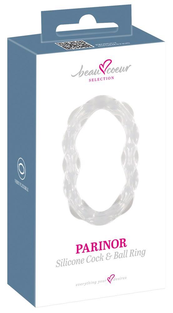 Inel de erecție Parinor silicon transparent Beau Coeur