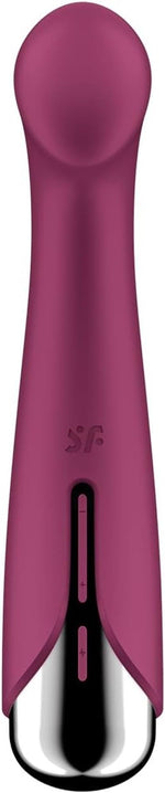 Vibrator rotativ pentru punctul G Satisfyer Spinning 1, roșu