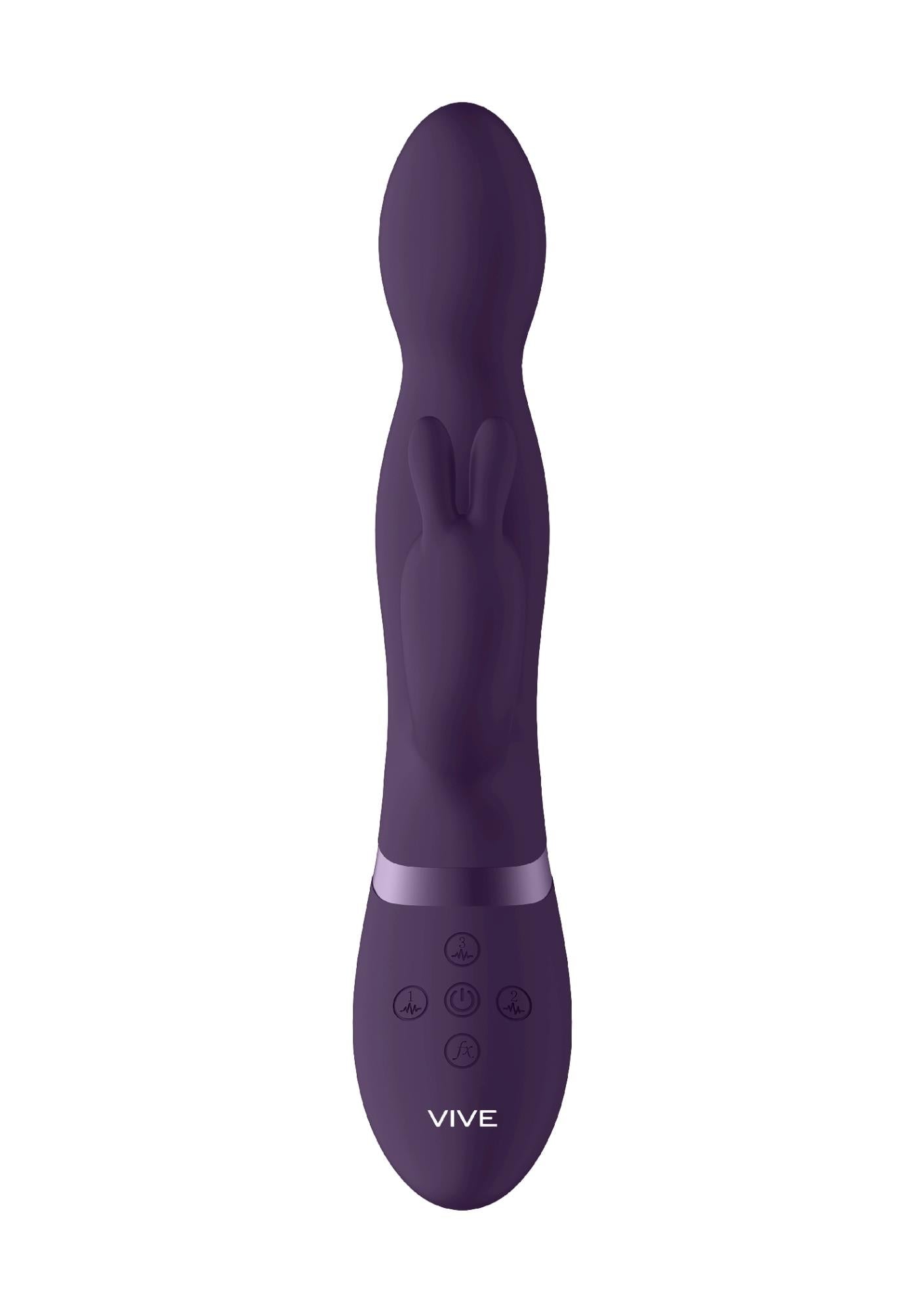 Vibrator Niva ShotsToys Iepuraș Violet USB 360 de grade