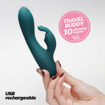 Mini vibrator din silicon Crushious Lola, 14,5 cm