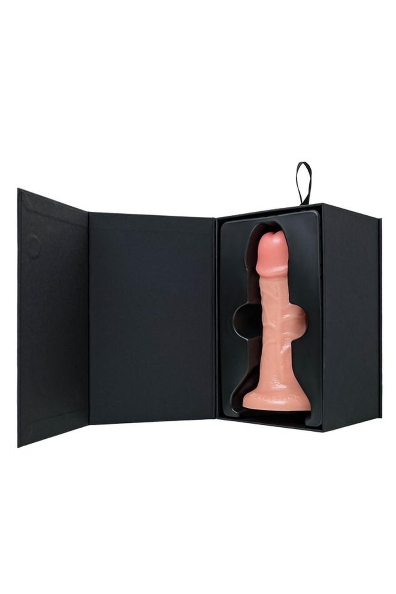 Dildo realist Caliber, culoarea pielii, 20 cm, 6 cm