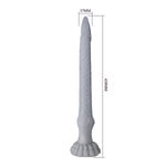Dildo ondulat din silicon Basilisk Power Monsters 43 cm