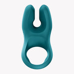 Inel vibrant pentru penis Nos XL, silicon USB, Green Fun Factory