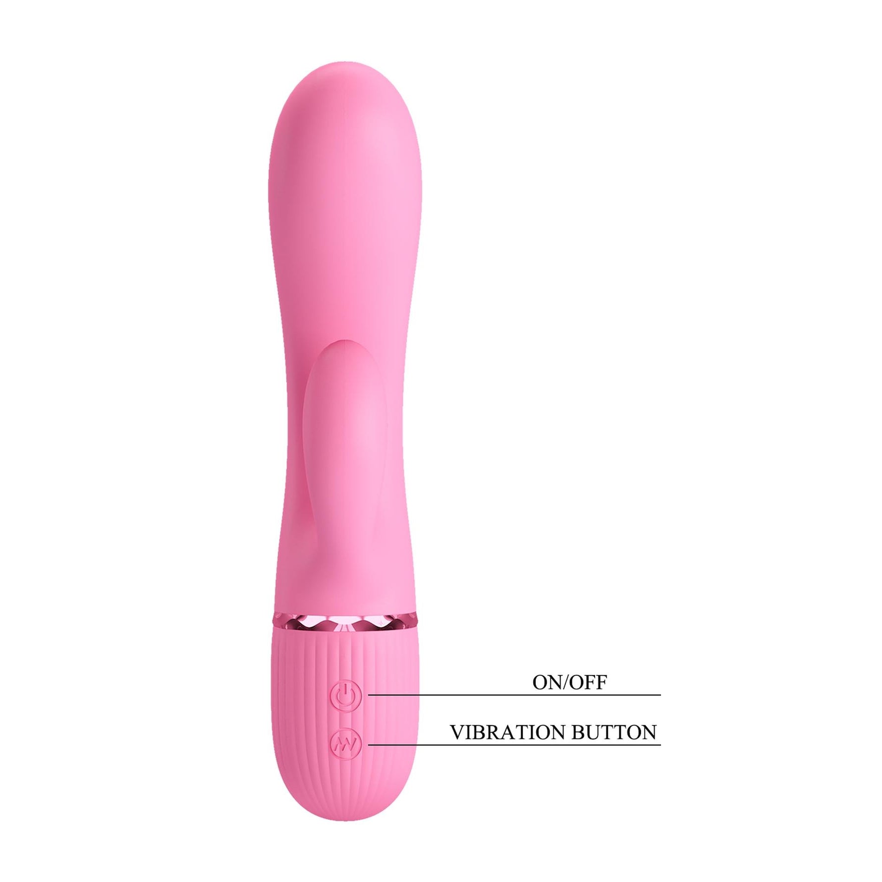 Vibrator Pretty Love Marski din silicon, model iepure, cu 10 funcții