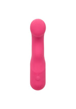 Vibrator Pixies Curvy din silicon, roz, USB, 10,75 cm