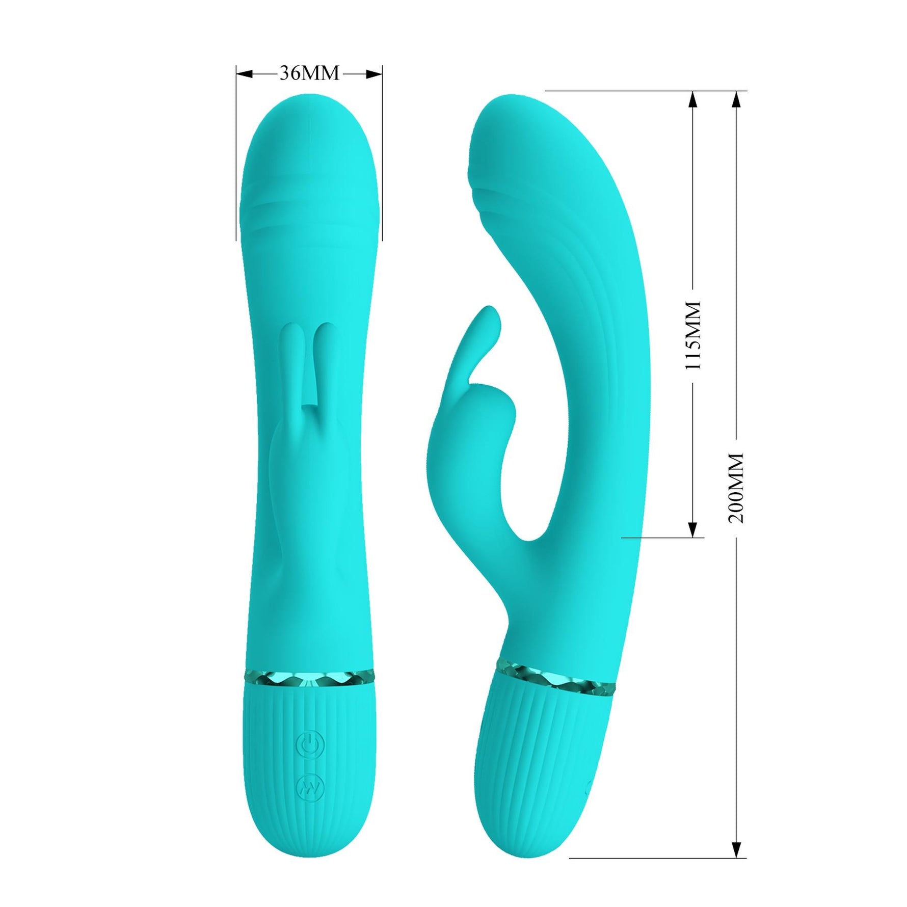 Vibrator Pretty Love Gcocco Bunny cu 10 vibrații