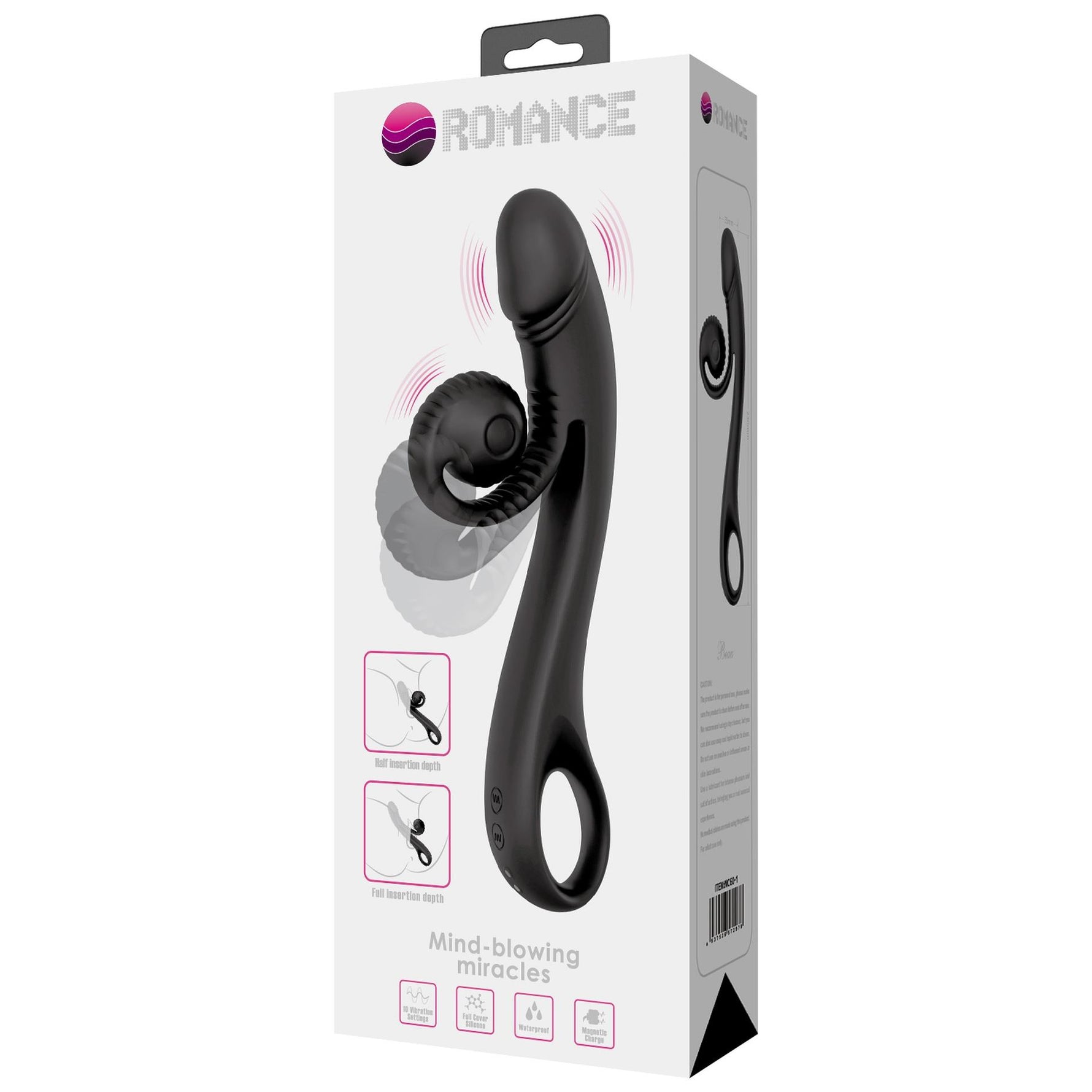 Vibrator Pretty Love Selma Snail Rabbit Negru