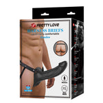 Ham curea Pretty Love Landon Hollow Strapon, reglabil, din silicon, impermeabil
