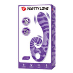 Stimulator clitoridian dublu din silicon violet Pretty Love Sumner