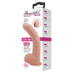 Dildo cu ventoasă Baile Beautiful Alex, culoarea pielii, 28 cm