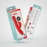 Vibrator Crushious Lapin Bunny cu glisare, roșu, USB