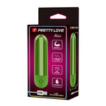 Vibrator mini Bullet reîncărcabil Pretty Love Kiwi Green