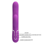 Vibrator Pretty Love Twinkled Tenderness Bunny, 7 acționări, 7 mișcări