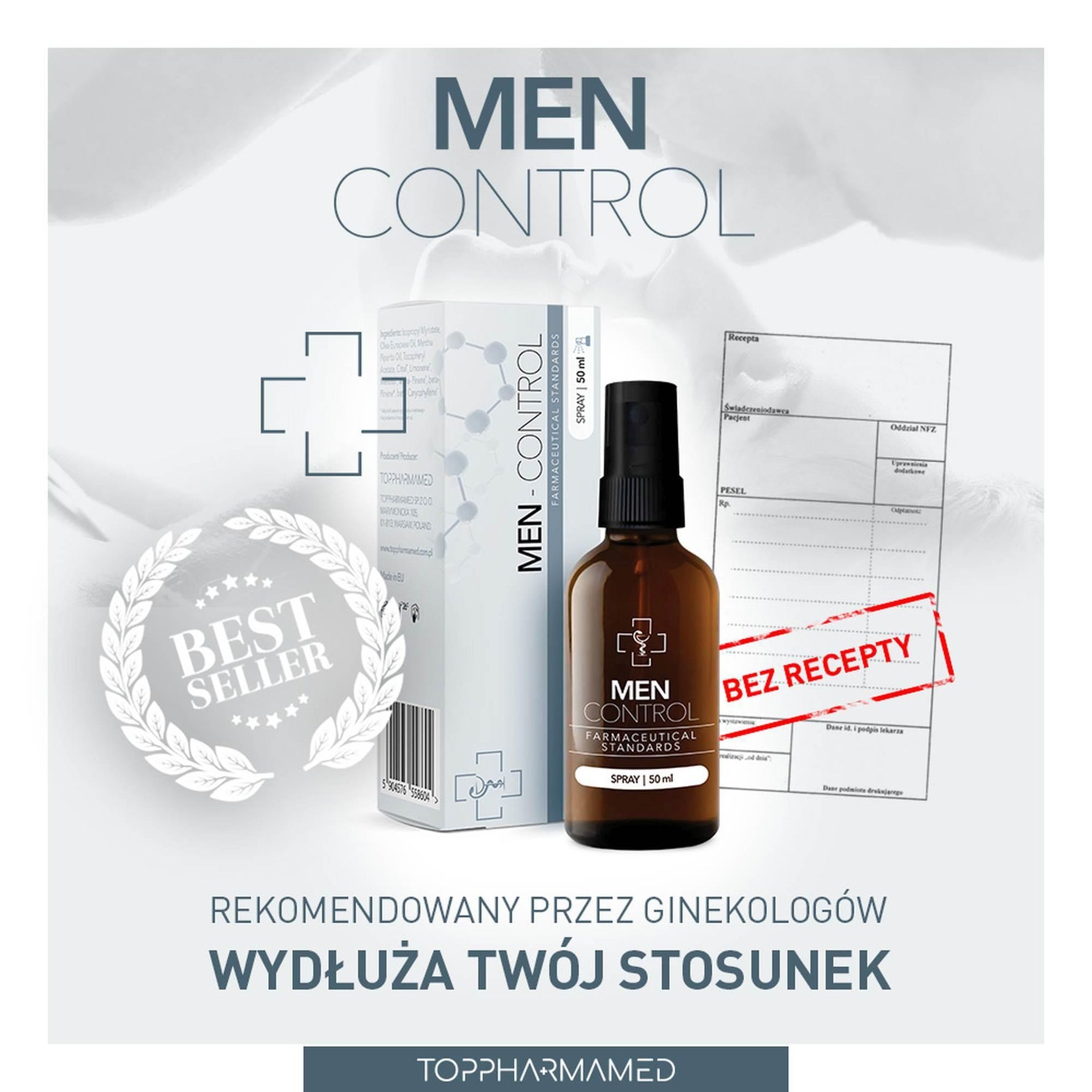 Spray pentru întârzierea ejaculării pentru bărbați, 50 ml