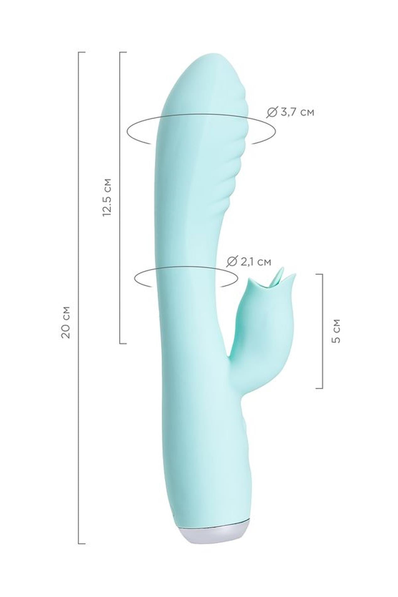 Vibrator MILO JOS din silicon pentru lingerea iepurașului