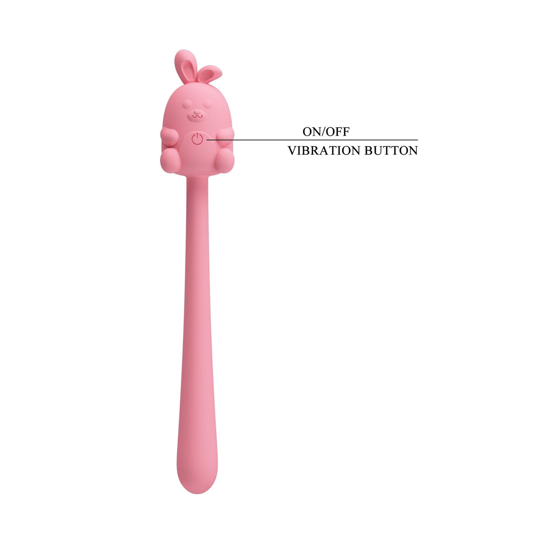 Stimulator clitoridian USB din silicon cu formă de iepuraș drăguț Pretty Love, 7 vibrații