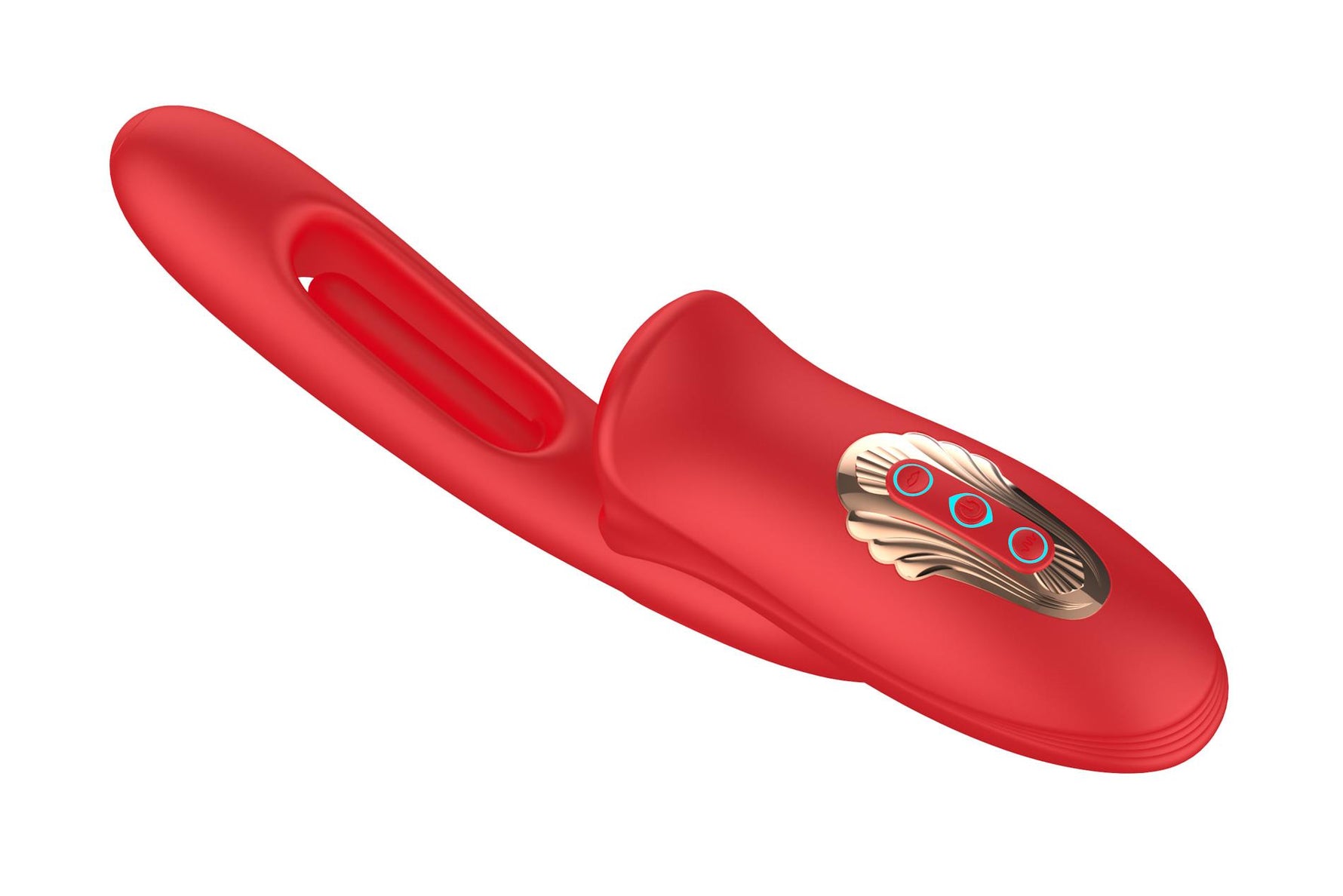 Stimulator clitoridian din silicon Bite Mouth 3.0 cu mișcare USB a limbii