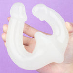 Dildo dublu strălucitor Lumino Play Lovetoy 27 cm