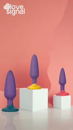 Set de dopuri anale Dream Toys din silicon pentru antrenament