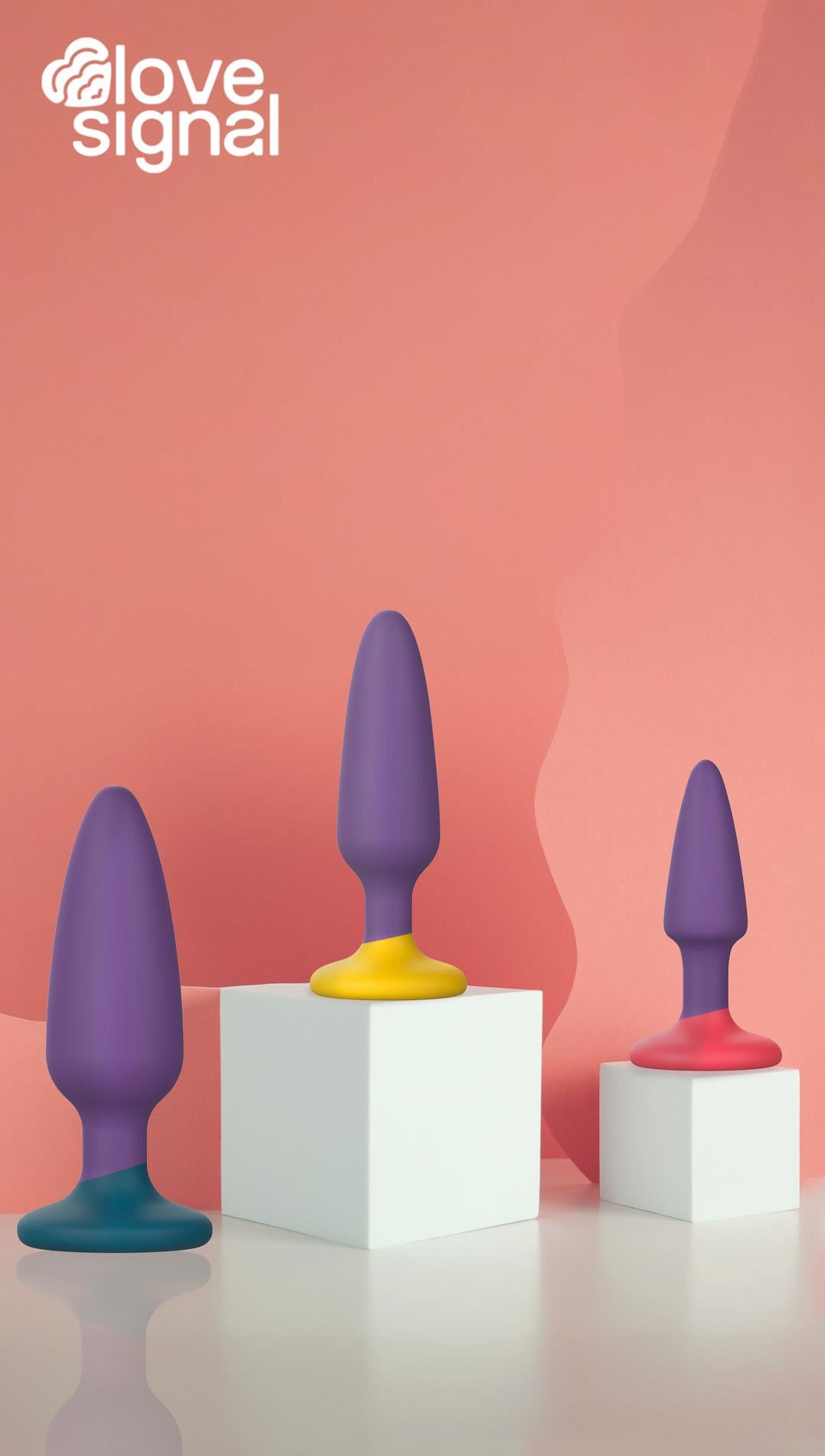 Set de dopuri anale Dream Toys din silicon pentru antrenament