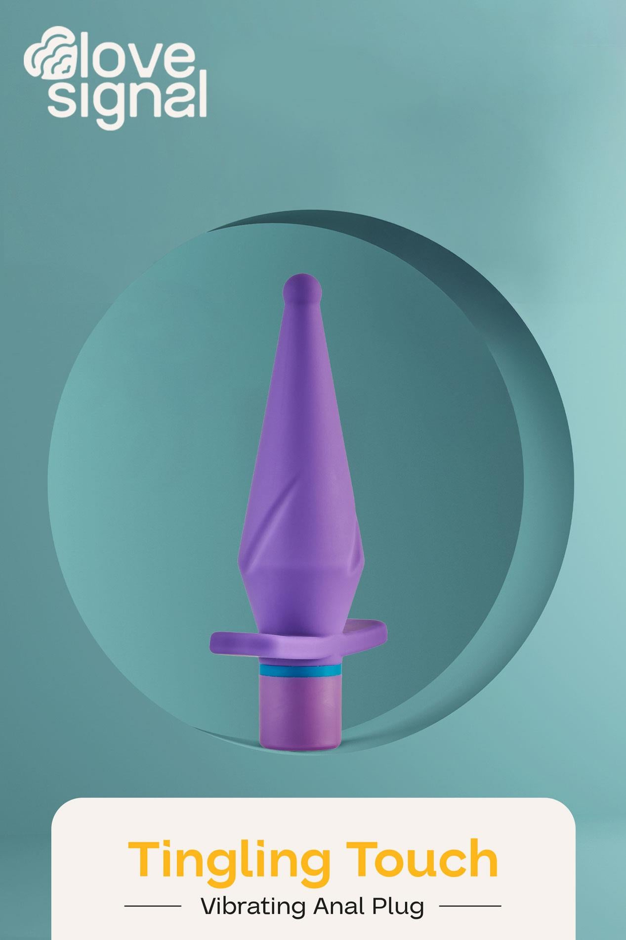 Dop anal vibrant din silicon Tingling Touch Dream Toys, 13 cm, USB