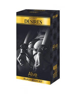 Set BDSM Secret Desires Alive, Negru, 8 Piese