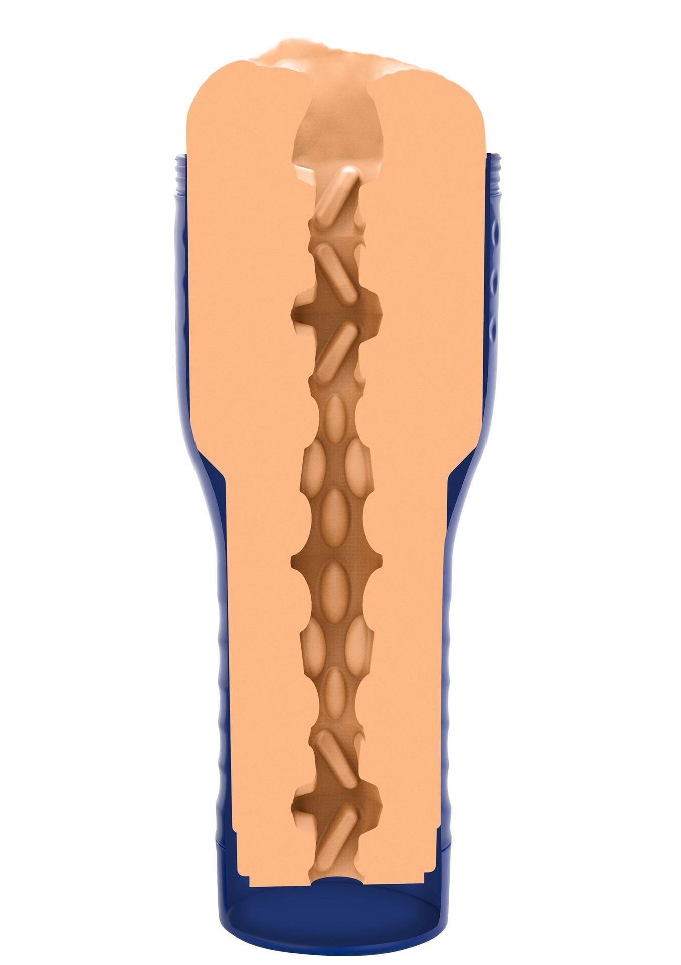 Masturbator Gabi Gold Skin Deschis 26 cm Privat