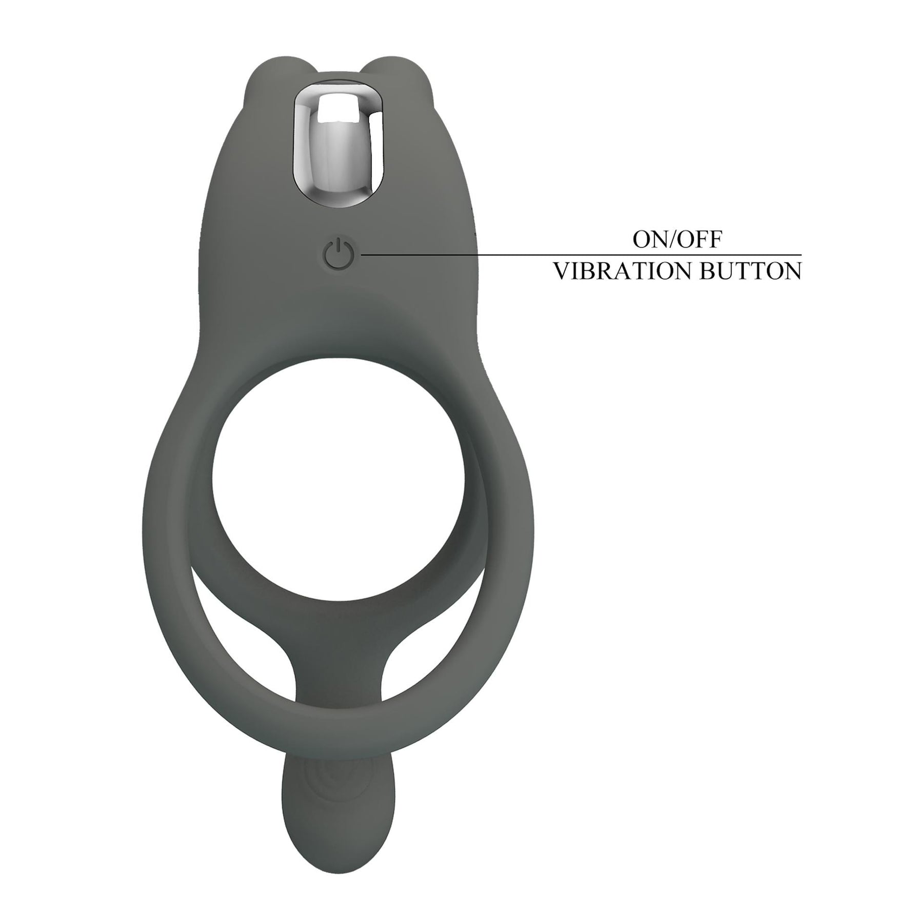 Inel vibrant Pretty Love Master Ring din silicon cu 7 funcții