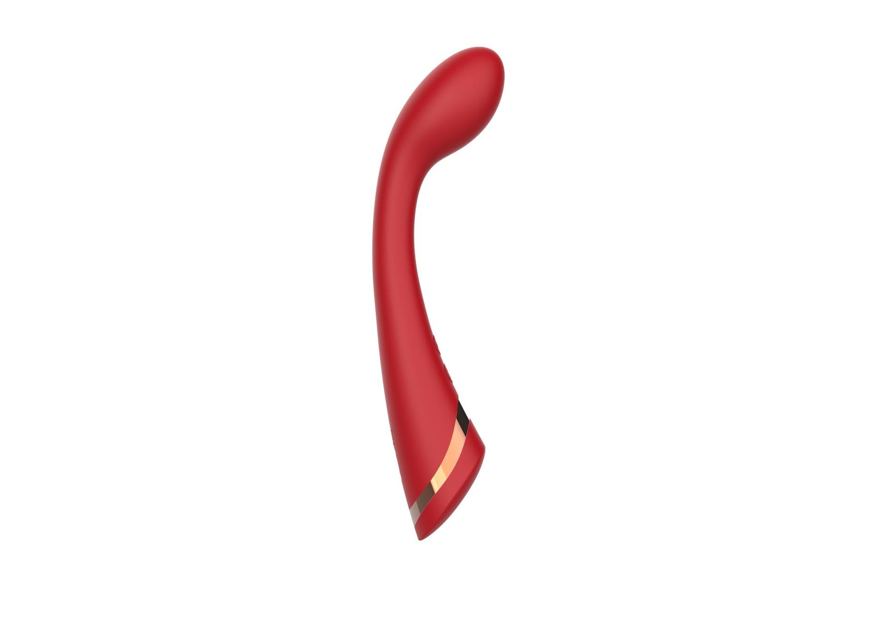 Vibrator USB pentru punctul G din silicon roșu drăguț seria B