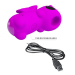 Vibrator cu degete Magic Unicorn Pretty Love cu 10 atingeri