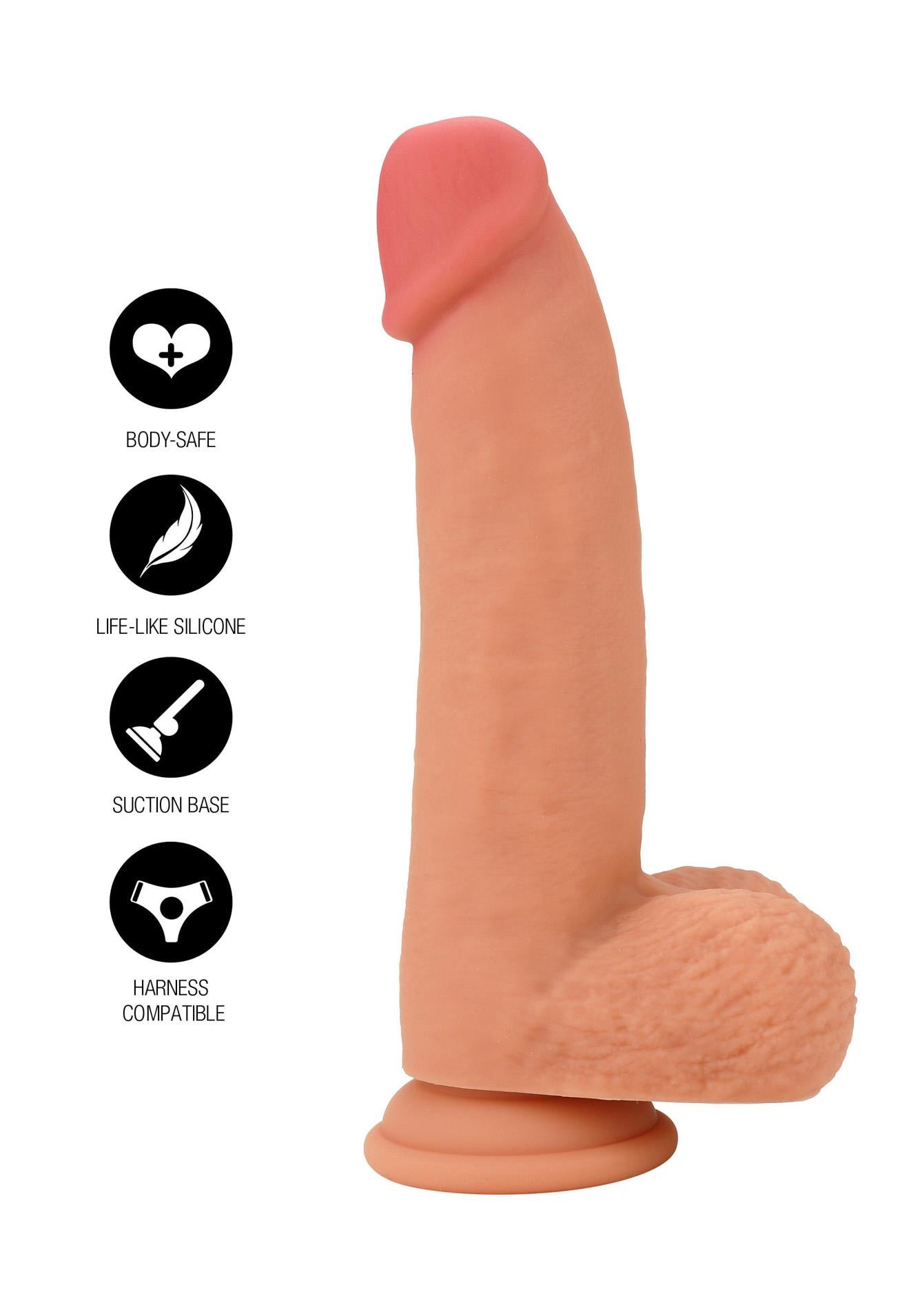 Dildo realist din silicon Inferno Hidden Desire 18 cm