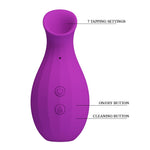 Stimulator clitoridian cu sucțiune în formă de vază Pretty Love