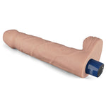 Dildo vibrant realist cu USB Lovetoy Real Softee 23 cm Flesh