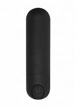 Vibrator USB Bullet Be Good Tonight Negru cu 10 Moduri